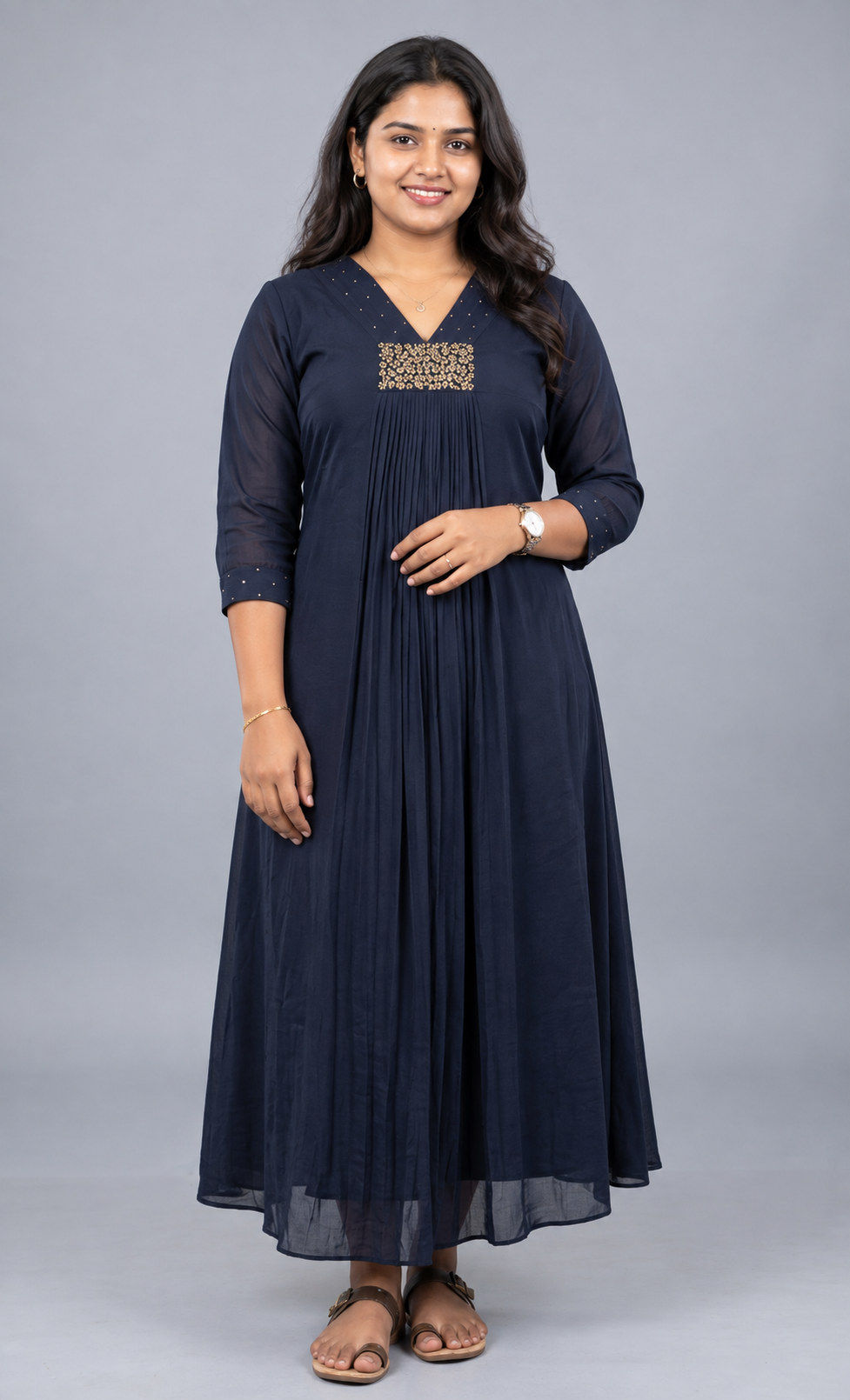 2 Pc Set Mul Chanderi Shantoon