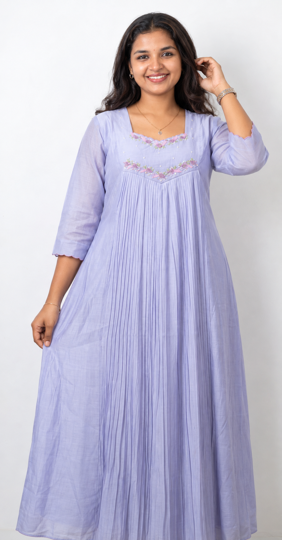 2 Pc Set Mul Chanderi Shantoon