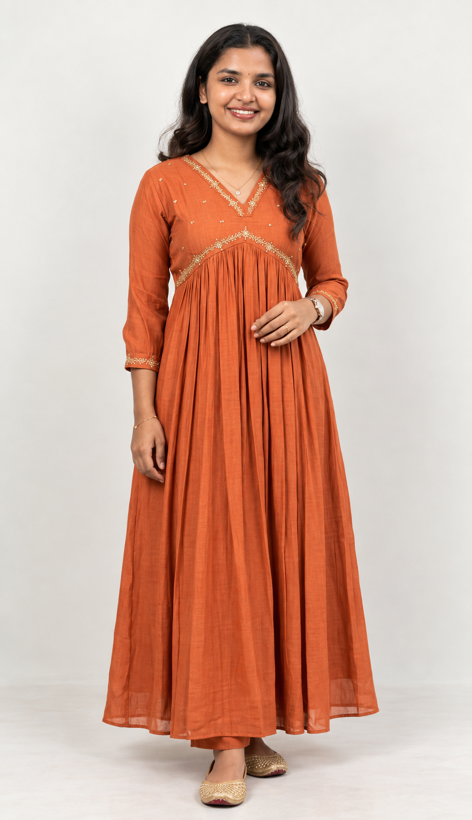 2 Pc Set Malail Chanderi Shantoon