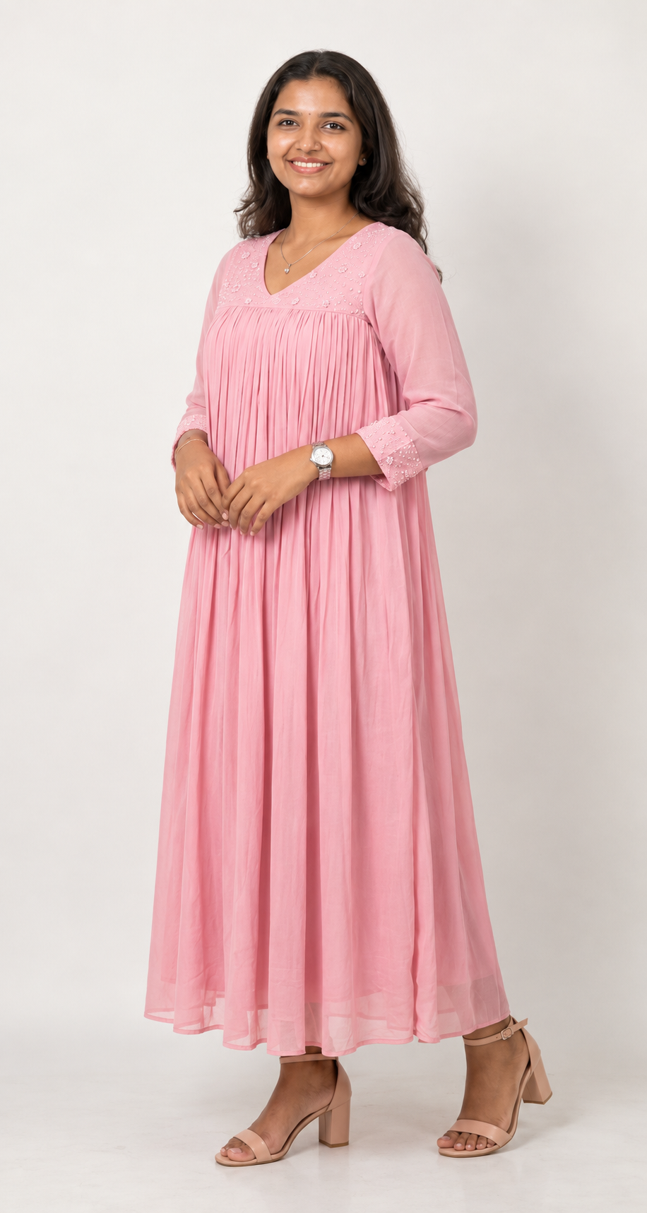 Top Only Fox Georgette