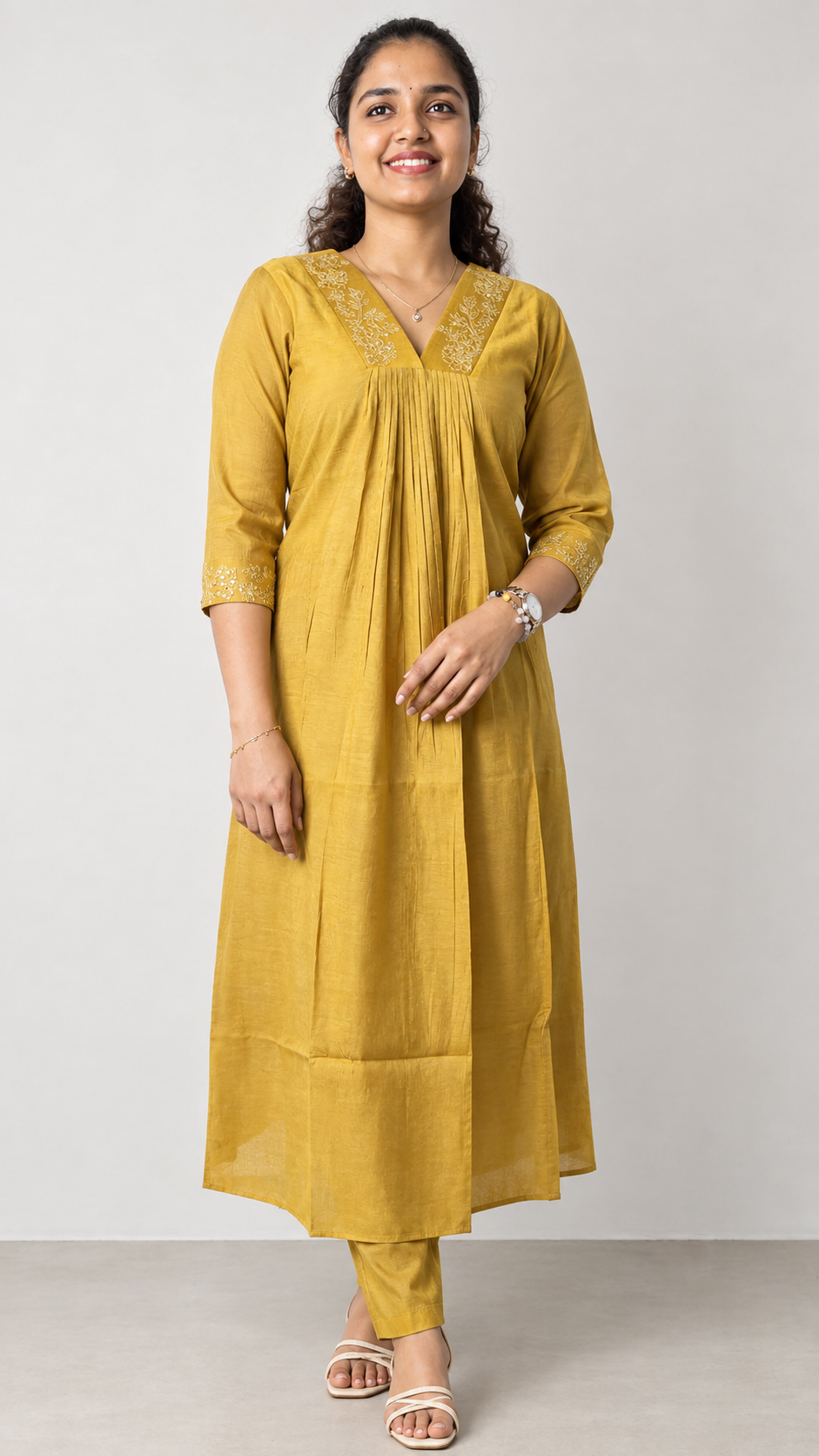2 Pc Set Mul Chanderi